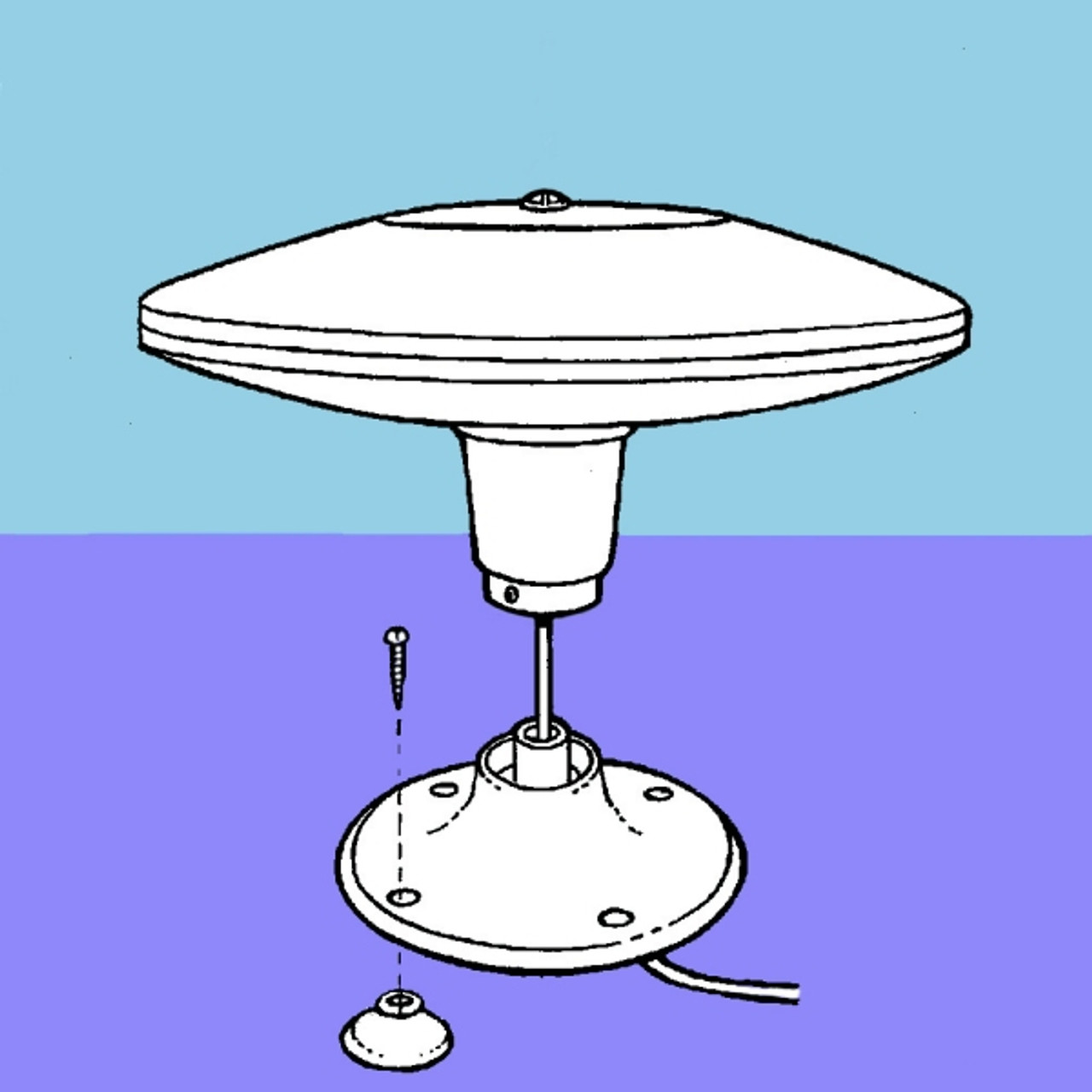 Vision Plus Status 350 Omni-Directional Antenna with VP2 TV Amplifier Vision Plus Status 350 Omni-Directional Antenna With VP2 TV Amplifier -victronenergy shop 04 2085.3 54081.1633448101