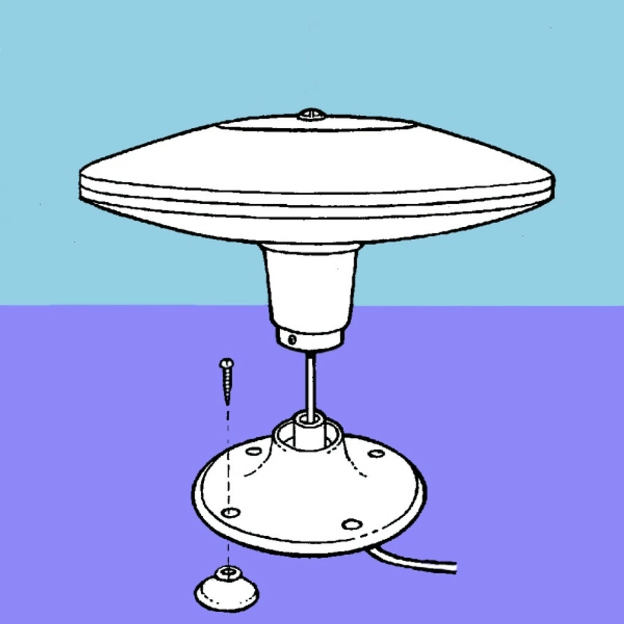 Vision Plus Status 350 Omni-Directional Antenna With VP2 TV Amplifier - Image 3