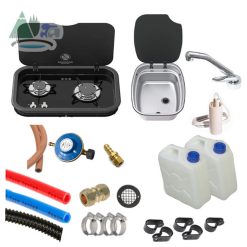 Thetford Argent Sink & Topline 165 Hob Campervan Conversion Kit 1 -victronenergy shop 165 argent silver gaz 33631.1628164929