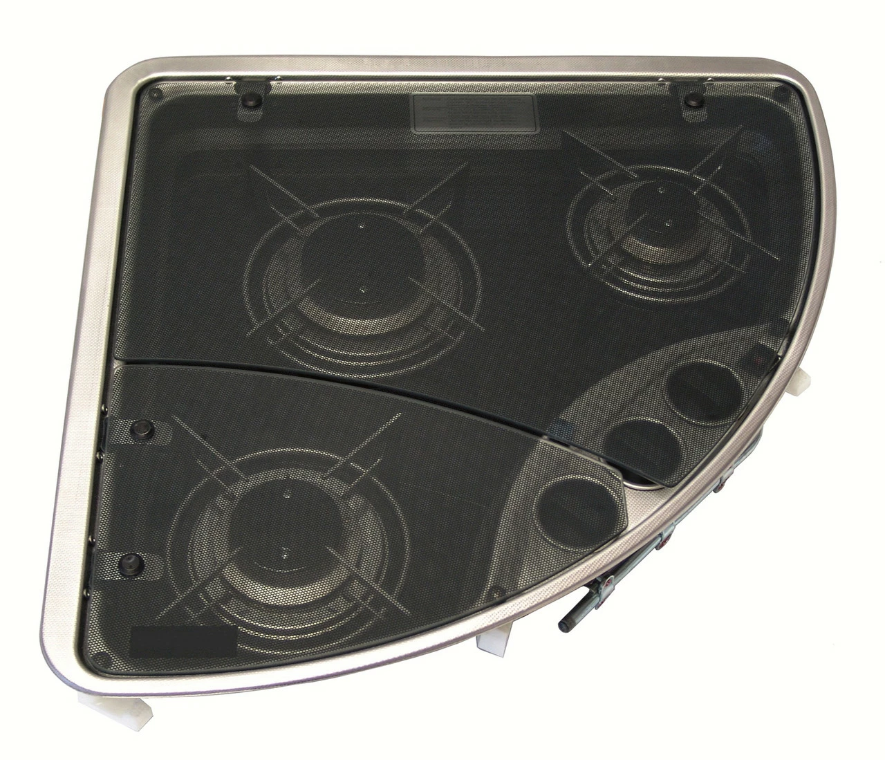 Dometic-Cramer CE-08-DF 3-Burner Caravan Hob With Glass Lid - Image 2