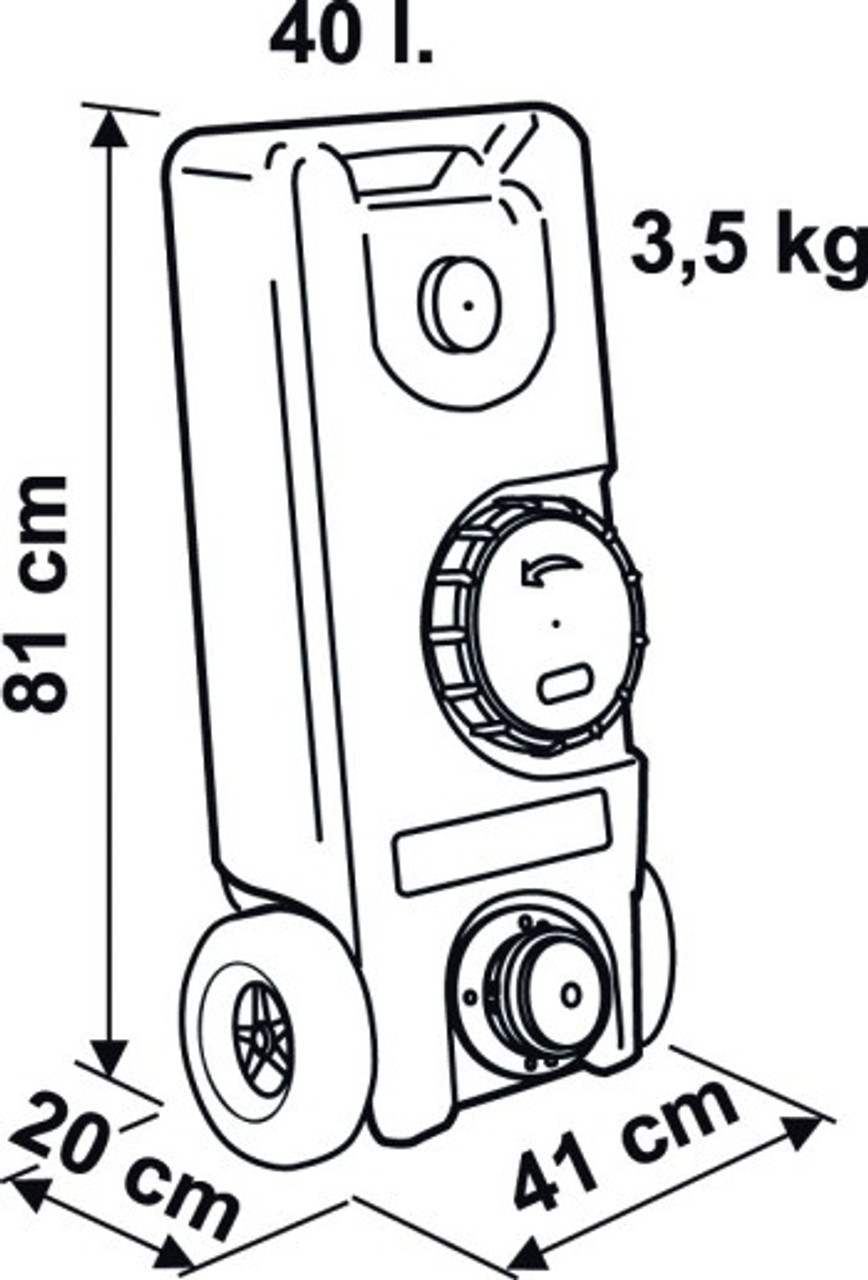 Fiamma 40 Litre Fresh Water Motorhome Roll Tank Fiamma 40 Litre Fresh Water Motorhome Roll Tank -victronenergy shop 40L dims 03143.1621336949