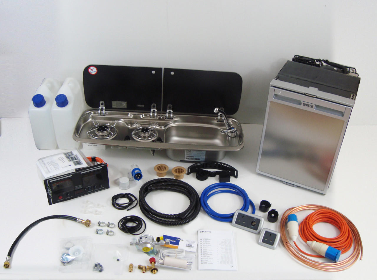 Dometic-Smev 9222 Hob And Sink, CRX50 Fridge & Sargent EC160 Complete Conversion Kit 2 3 Dometic-Smev 9222 Hob And Sink, CRX50 Fridge & Sargent EC160 Complete Conversion Kit 2