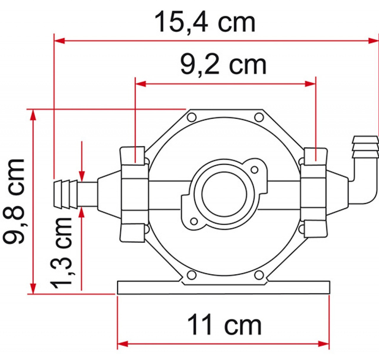 Fiamma A20 Universal Expansion Tank For Caravan, Marine And Motorhome Water Pumps 4 Fiamma A20 Universal Expansion Tank For Caravan, Marine And Motorhome Water Pumps - Image 3