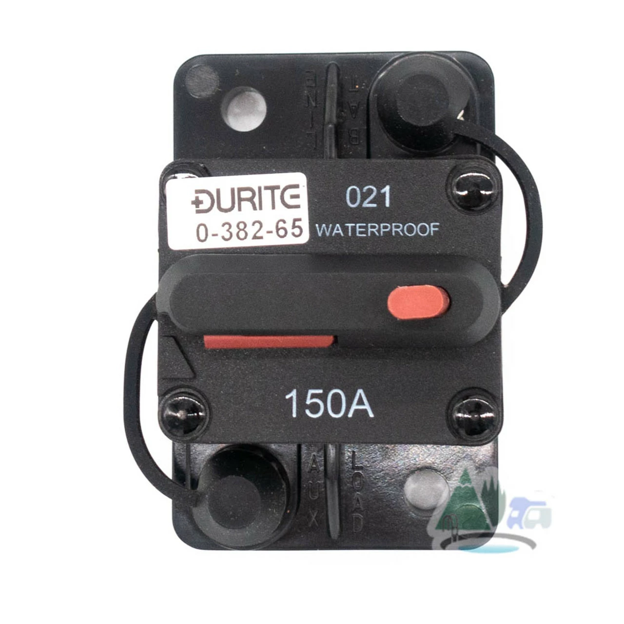 Durite 150A Flush Mount Circuit Breaker 12/24v