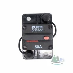 Durite 50A Flush Mount Circuit Breaker 12/24v