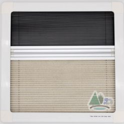 Adventurer Campervan Top Hinge Window With Blind And Fly Screen - Flush Acrylic Glass -victronenergy shop DSC03791 05268.1653052841