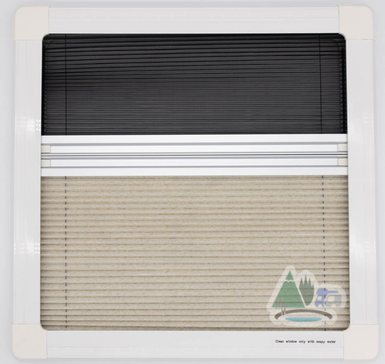 Campervan Window with Top Hinge, Blinds & Flyscreen - Flush Acrylic Glass and Frame Adventurer Campervan Window With Top Hinge, Blinds & Flyscreen - Flush Acrylic Glass And Frame -victronenergy shop DSC03791 80324.1631108306