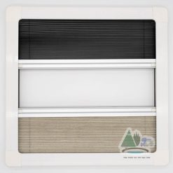 Adventurer Campervan Top Hinge Window With Blind And Fly Screen - Flush Acrylic Glass -victronenergy shop DSC03798 46931.1631107715