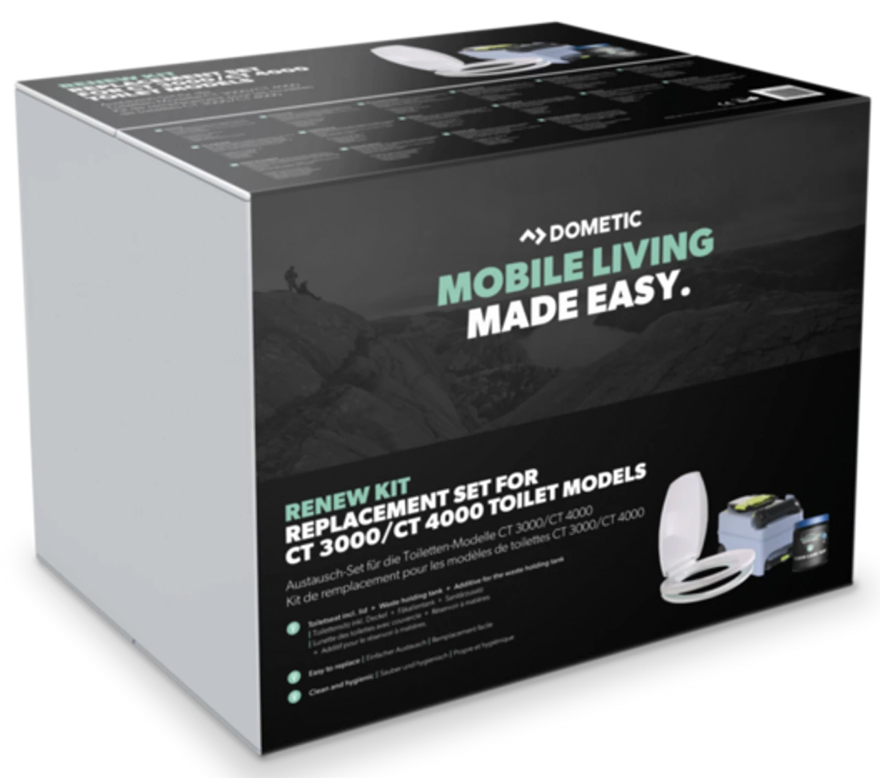 Dometic CT3000 / CT4000 Cassette Toilet Renew Kit