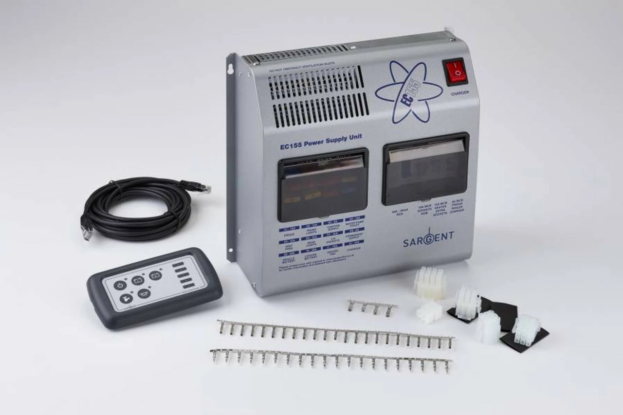 Sargent EC155 / EC50 Motorhome Campervan Conversion Power Supply Including Connector Kit