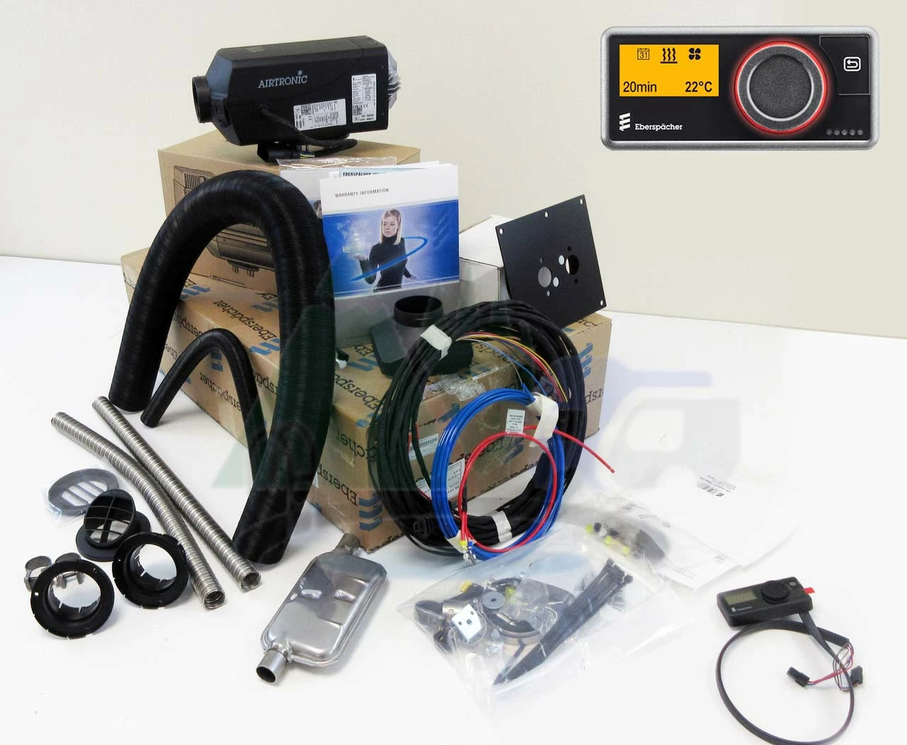 Eberspacher Airtronic D2L Motorhome Campervan Diesel Heater With Internal Mounting Plate