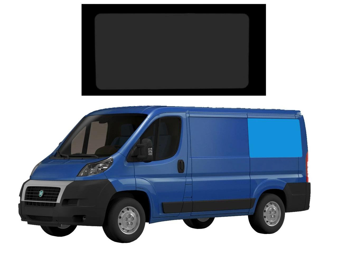JLS Glass Campervan Window For Fiat Ducato / Citroen Relay / Peugeot Boxer - Rear Passenger Side UK - Image 2