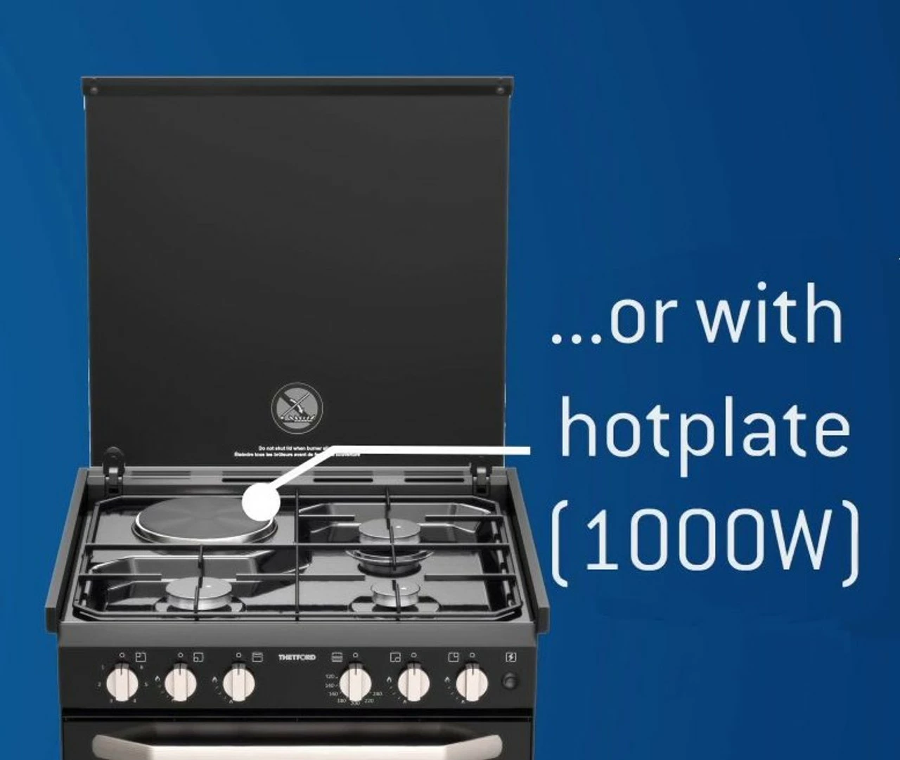 Thetford K1520 Lightweight Oven And Hob Cooker With Dual Fuel Option - Image 9