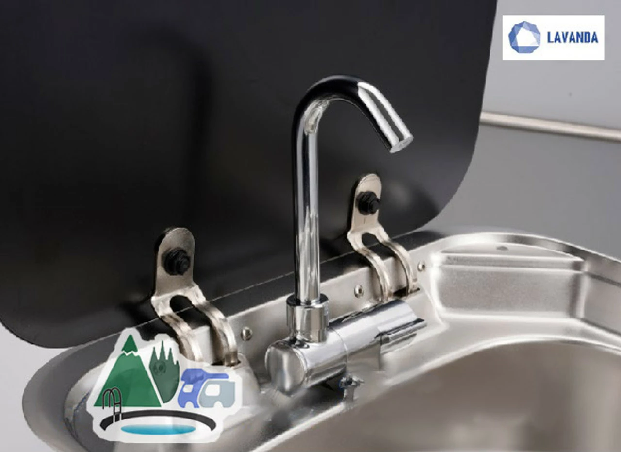 Lavanda Stainless Steel Sink For Campervan Motorhome - Image 3