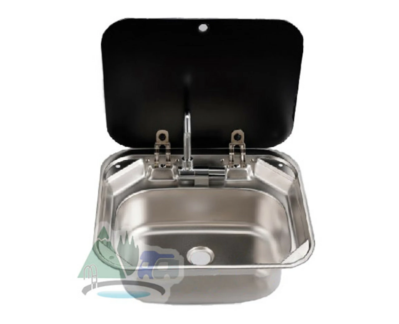 Lavanda Stainless Steel Sink For Campervan Motorhome - Image 2