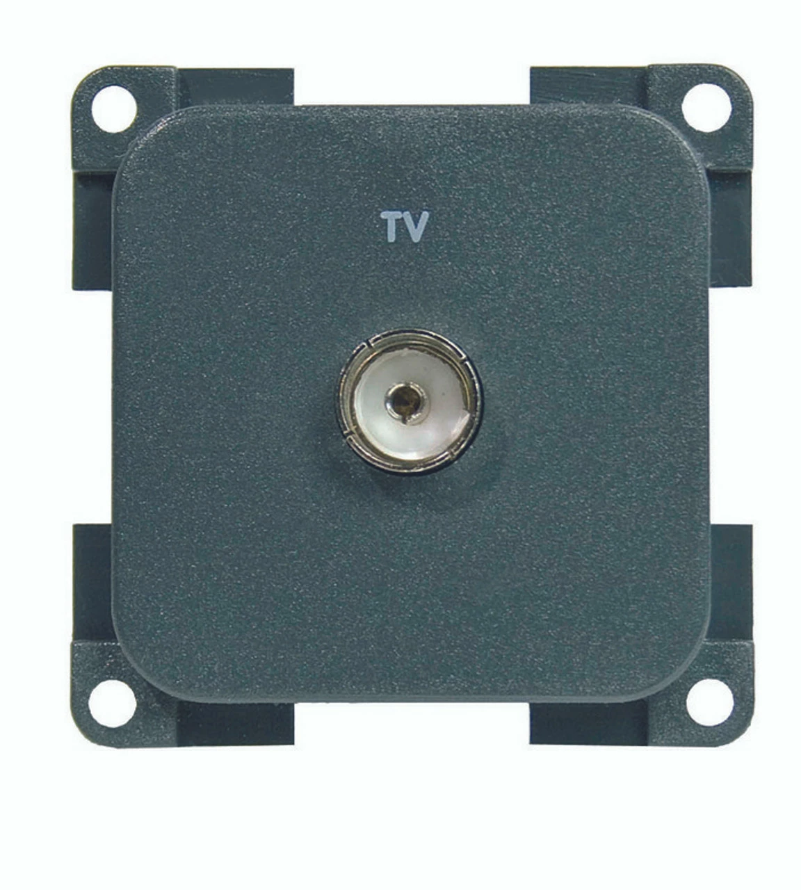 CBE Single TV Coaxial Outlet Aerial Socket