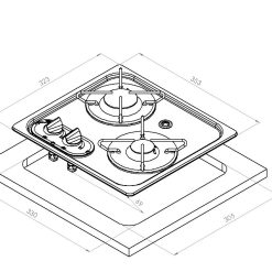 Navy Load Stainless Steel Double Burner Hob NL.22001 3 Navy Load Stainless Steel Double Burner Hob NL.22001 -victronenergy shop NL.22001 1 91140.1676753724