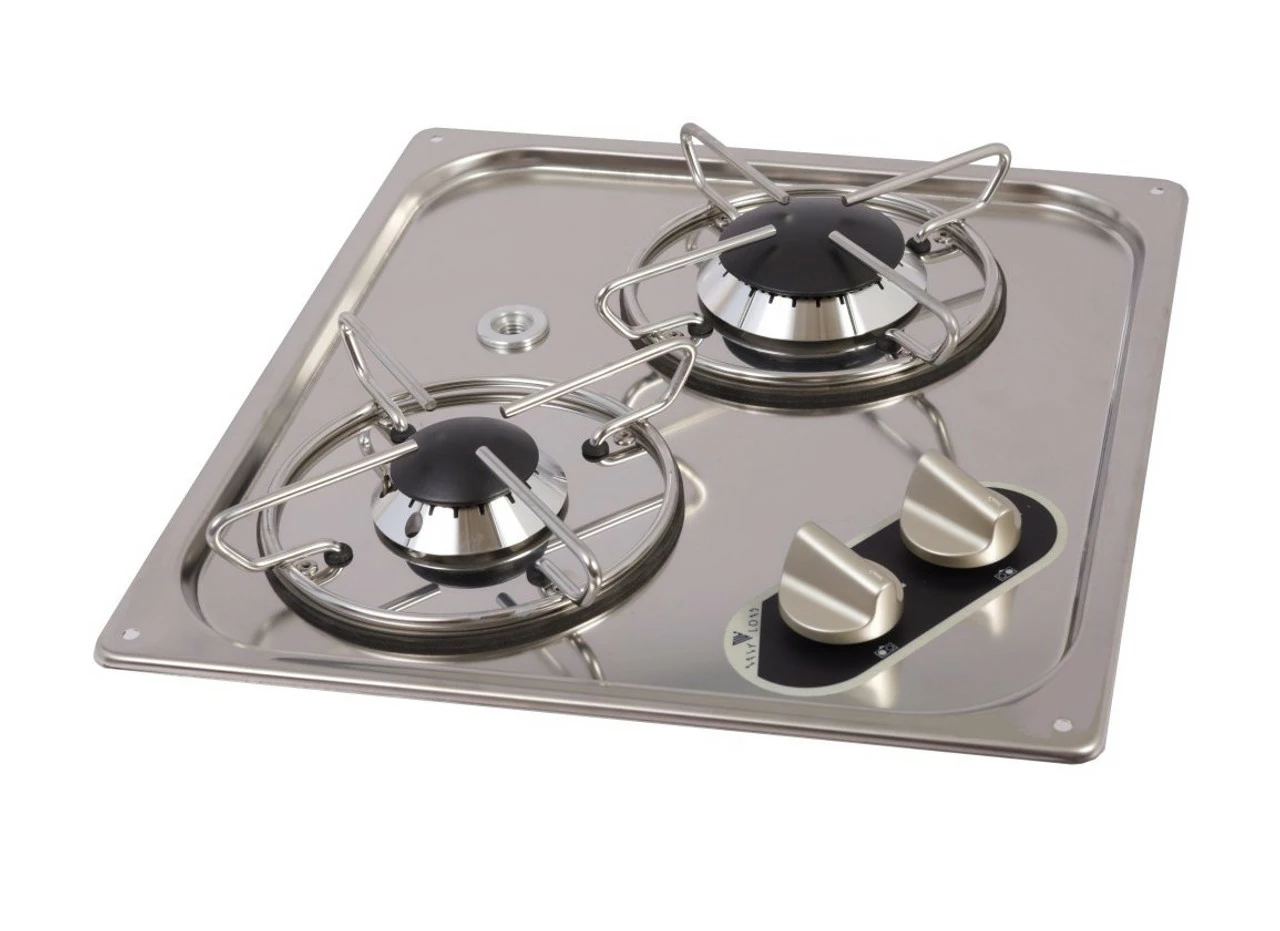 Navy Load Stainless Steel Double Burner Hob NL.22001