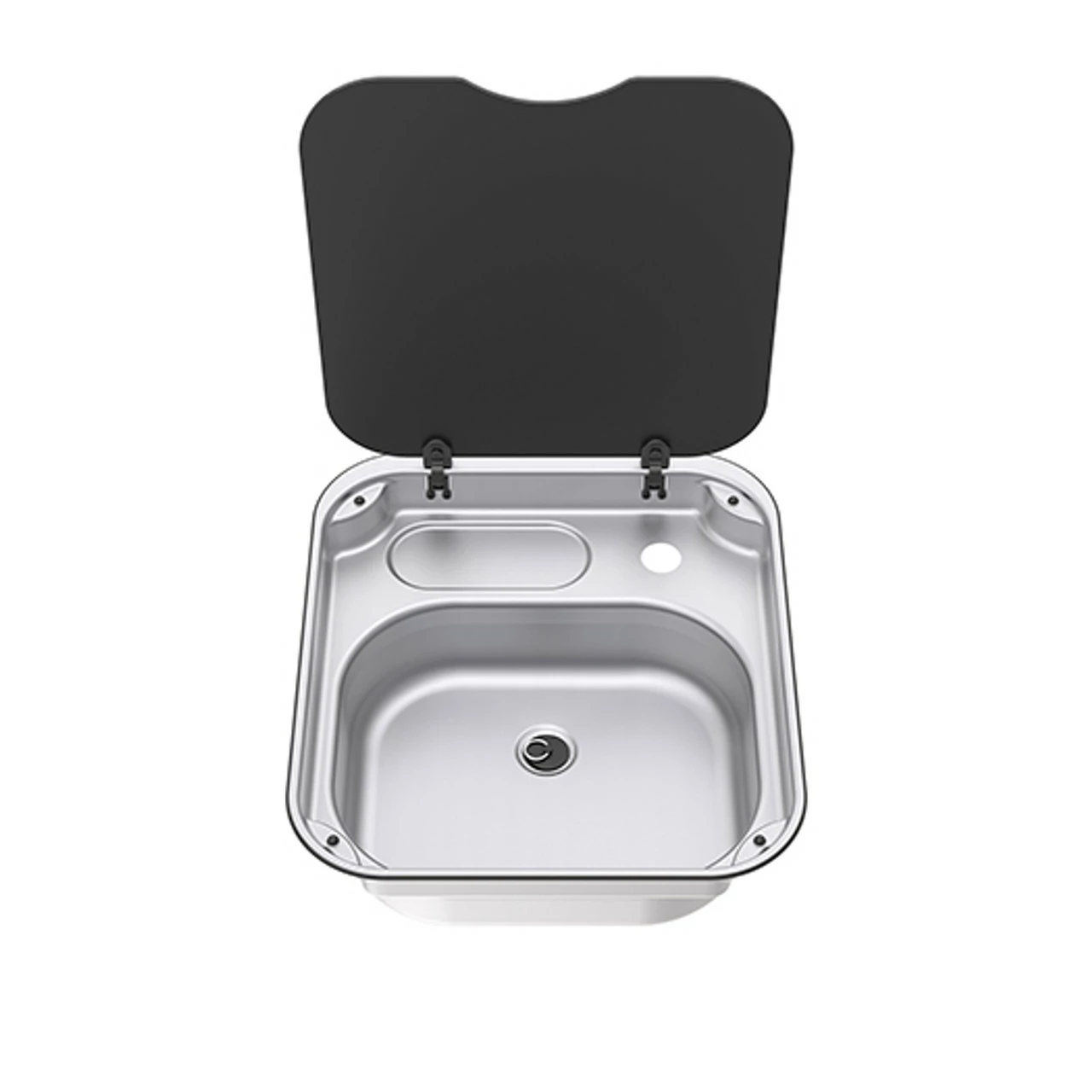 Thetford Spinflo Basic Line Rectangular Caravan Sink With Siphon & Seal