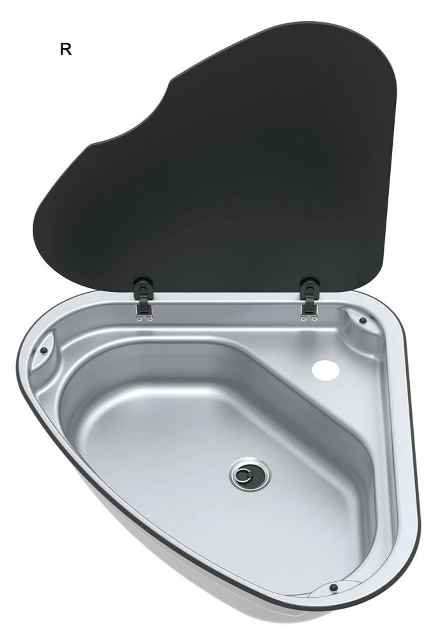 Thetford Spinflo Basic Line Triangular Caravan Sink - Image 3