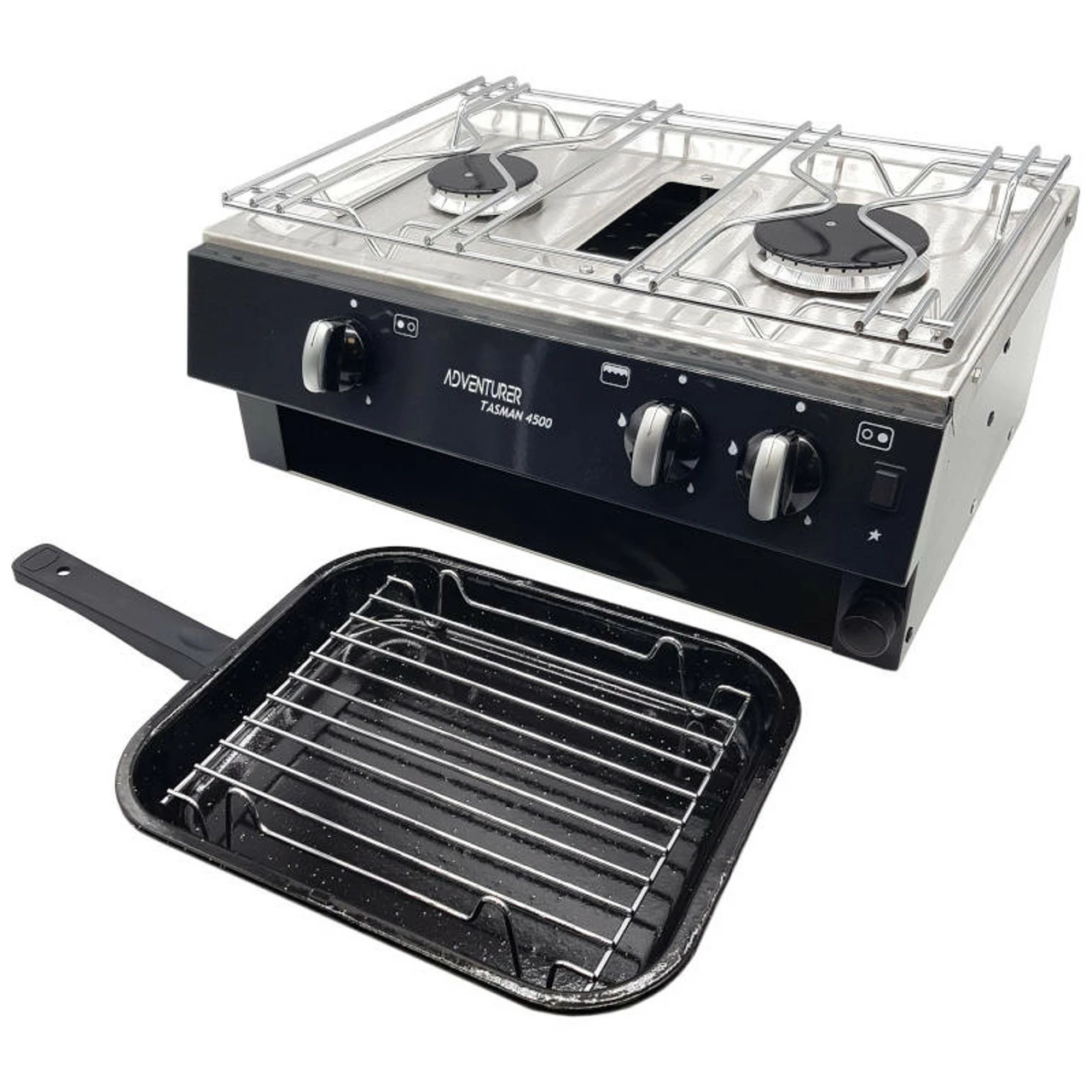 JLS Tasman 4500 2 Burner Hotplate Boat And Caravan Hob And Grill - Image 3