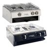 JLS Tasman 4500 2 Burner Hotplate Boat And Caravan Hob And Grill -victronenergy shop Tasman ailver black 10970.1675262031