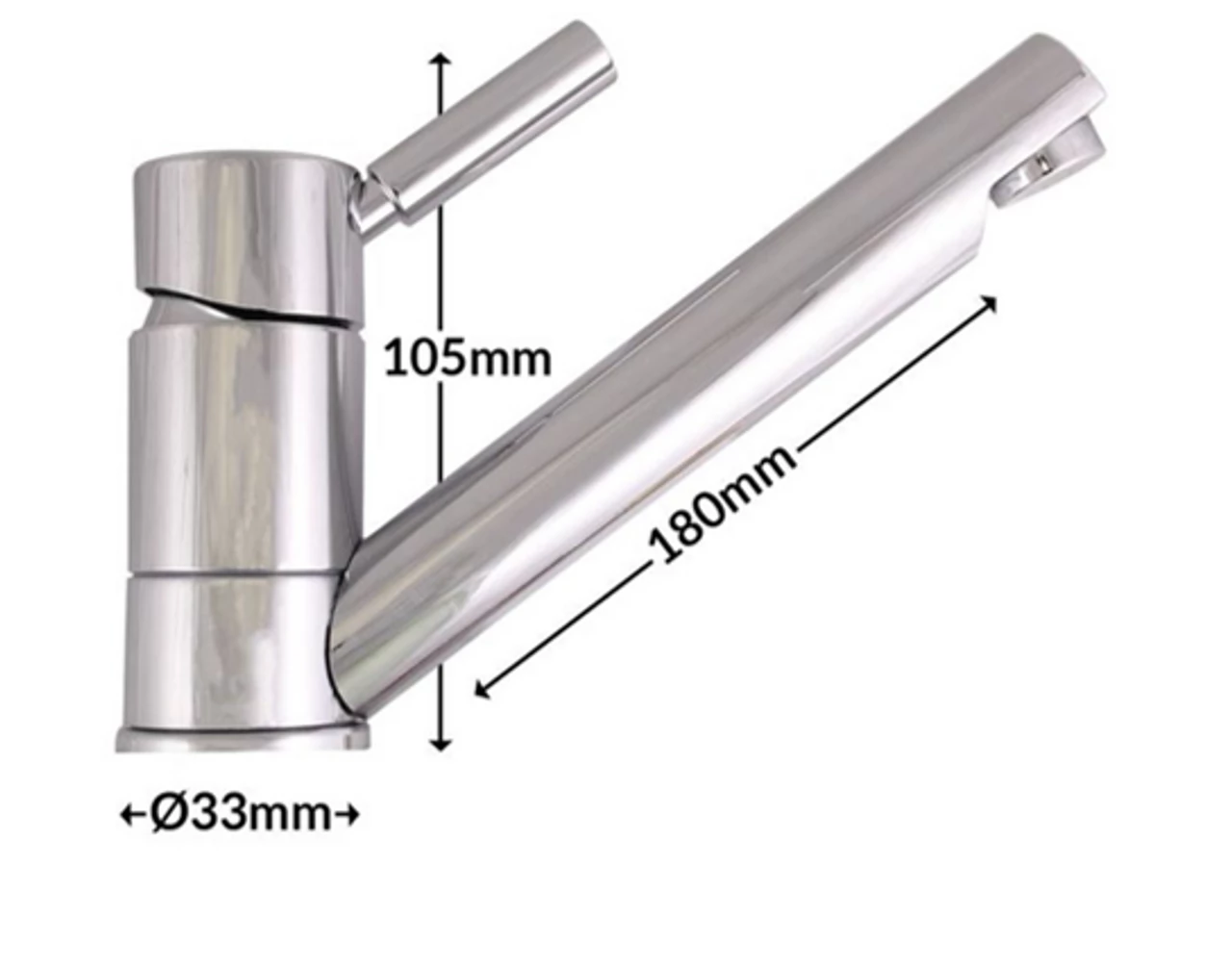 Reich Trend E Campervan Caravan Chrome Mixer Tap - Image 3