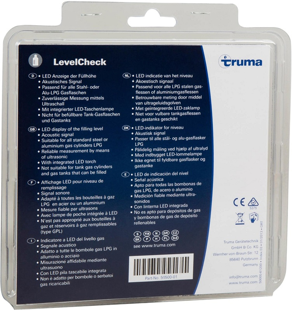 Truma LPG Bottled Gas Level Checker - 50501-01 Truma LPG Bottled Gas Level Checker - 50501-01 -victronenergy shop Truma Level Check 2 38751.1580919457