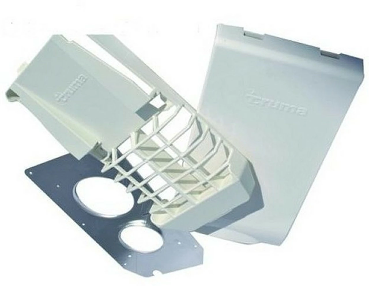 Truma Ultrastore Cowl Kit In White With Cover, Grill & Plate