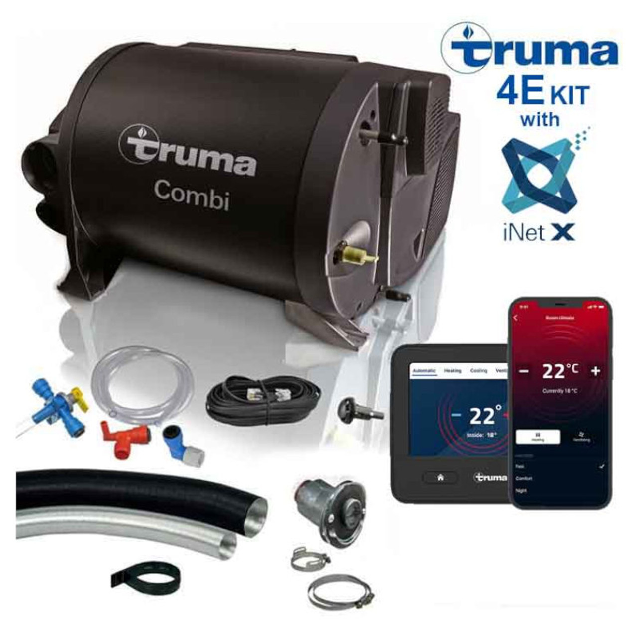 Truma Combi 4E Boiler and Space Heater Complete Kit With iNetX Control Panel Truma Combi 4E Boiler And Space Heater Complete Kit With INetX Control Panel -victronenergy shop