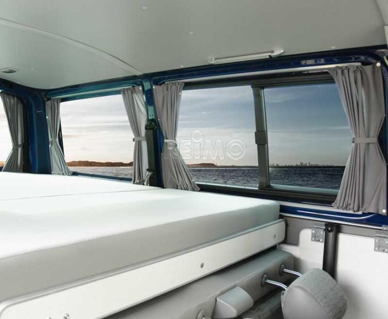 Reimo 5 Piece VW T5 and T6 Campervan Complete Curtain Set and Rail - Tailgate Reimo 5 Piece VW T5 And T6 Campervan Complete Curtain Set And Rail - Tailgate -victronenergy shop VWT5Curtain19201 95926.1556181172