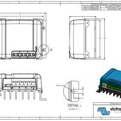 Victron Energy Victron SmartSolar MPPT Leisure Battery Charge Controller -victronenergy shop Victron Dims 30156.1673735785