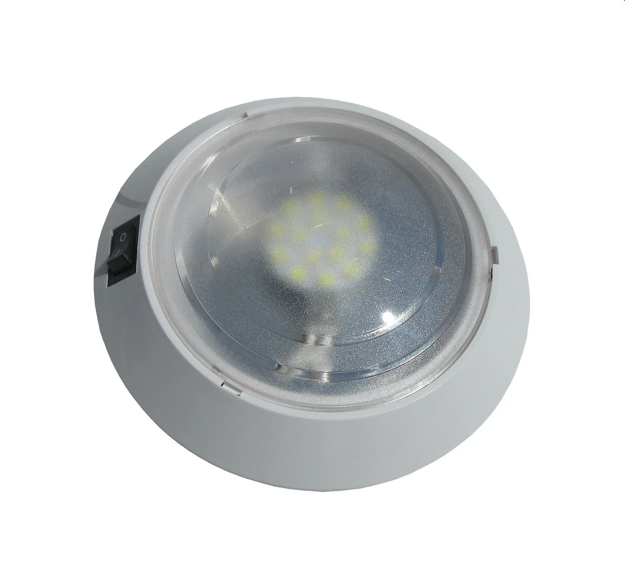 JLS Ltd Surface Mounted 12v LED Rondo Campervan Caravan Ceiling Light