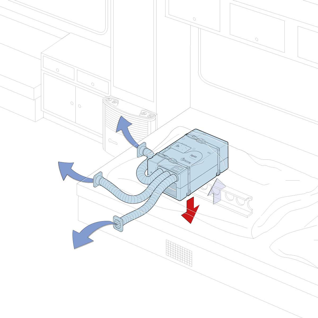 Truma Saphir Comfort Under Bench Air Conditioning Unit Truma Saphir Comfort Under Bench Air Conditioning Unit -victronenergy shop air conditioning saphir air distribution eco layer 60216.1553617840
