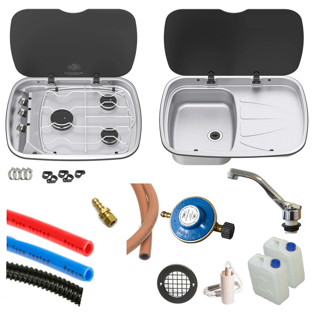 Thetford Argent 3 Burner Hob & Sink Campervan Conversion Kit 1 - Image 2