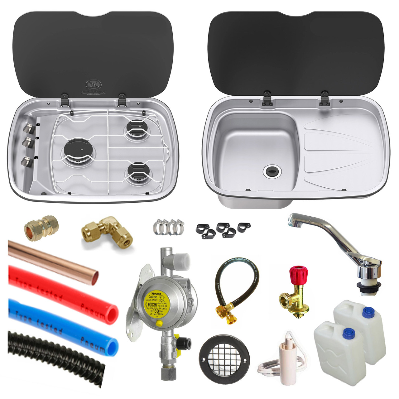 Thetford Argent 3 Burner Hob & Sink Campervan Conversion Kit 1 Thetford Argent 3 Burner Hob & Sink Campervan Conversion Kit 1 -victronenergy shop argentkit tap 29856.1632925025