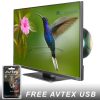 Avtex M219DRS PRO 12v LED TV Freeview HD DVD SAT HD REC Caravan Motorhome TV -victronenergy shop avtex 219drs 88883.1660206958