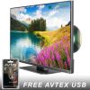 Avtex M249DRS PRO 12v LED TV With Freeview HD SAT HD DVD REC For Caravans Motorhomes -victronenergy shop avtex 249drs 84687.1660207575