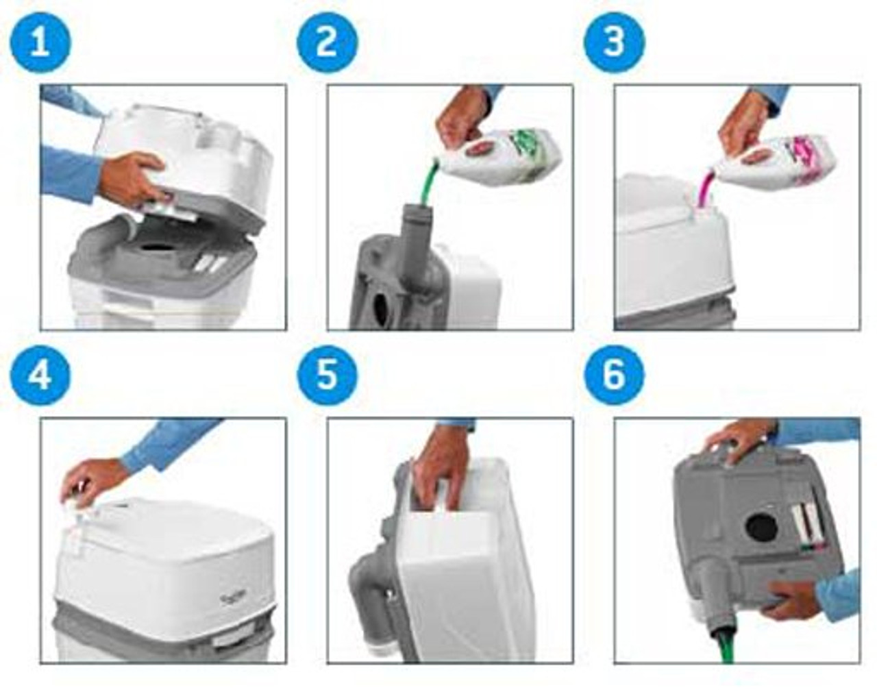 Thetford Porta Potti Portable Camping Toilet Chemicals Triple Pack Thetford Porta Potti Portable Camping Toilet Chemicals Triple Pack -victronenergy shop chemical use 03392.1357900222