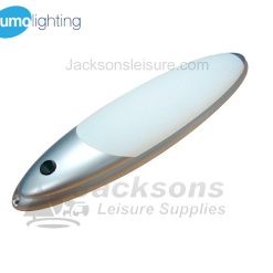 Lumo LED42 Satin Ellipse Oval 12v LED Caravan Light