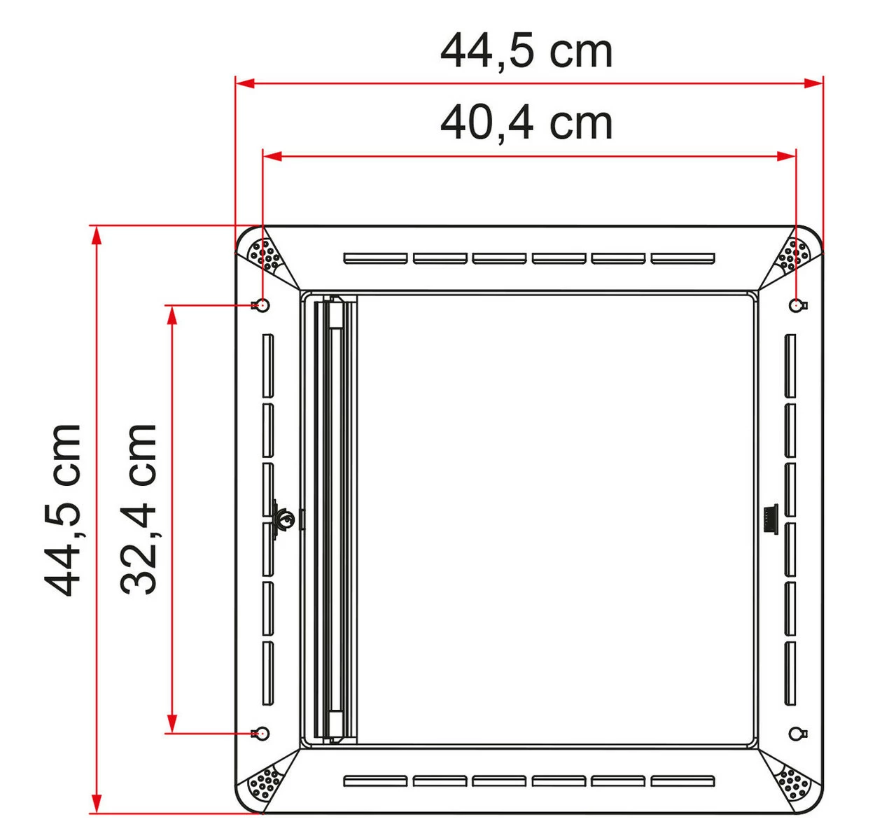 Fiamma Rollo Vent Kit 40 - Blinds For Fiamma Rooflights - Image 3