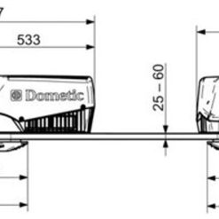Dometic Freshjet 1700 Caravan Motorhome Air Conditioner -victronenergy shop freshjet dims 29663.1358419180