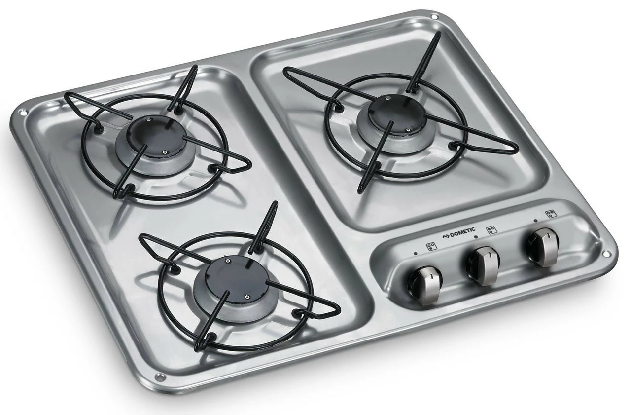 Dometic-Cramer HB 3400 (Cramer CE94-DF-EK2000) 3 Burner Caravan Hob