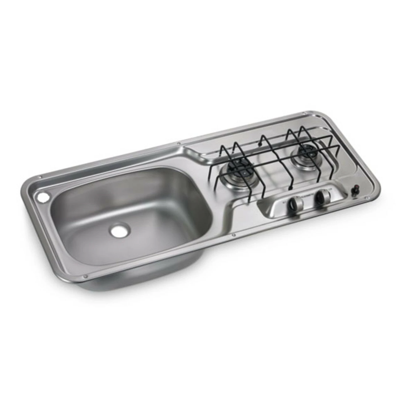 Dometic-Smev HS 2320 L Two Burner Hob And Sink Combination Unit For Caravan And Motorhomes (Smev 911)