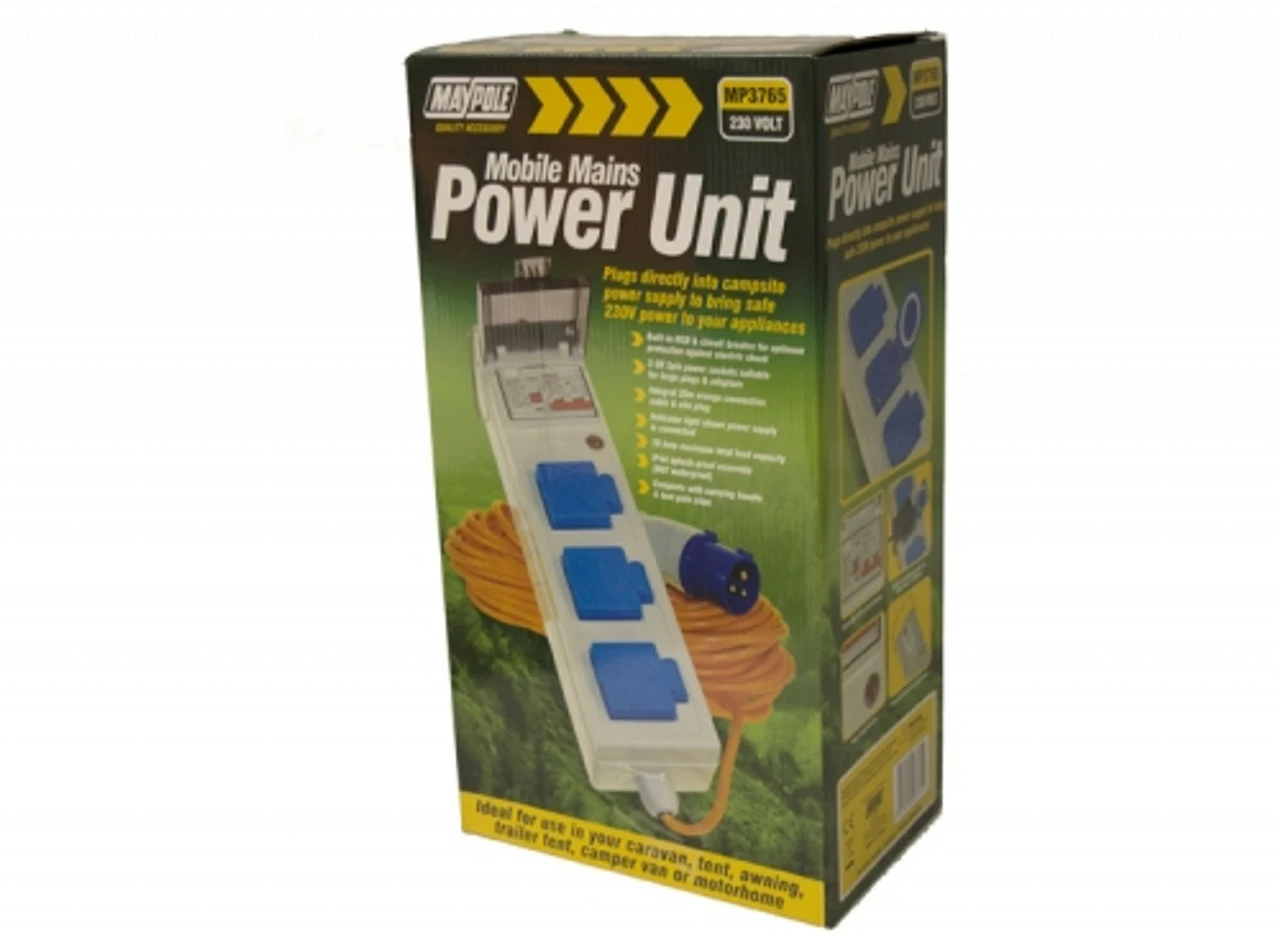 Maypole 5 In 1 Camping Mobile Mains Electricity Hook Up - Image 6