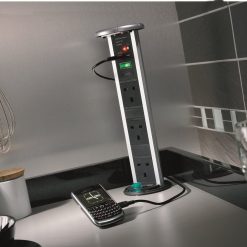 Kengo Pop Up Deluxe Power Dock 13amp Sockets With USB Ports