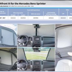 Remis Campervan Window Cab Blinds For Sprinter & Crafter -victronenergy shop remis blinds sprinter 53464.1620143475