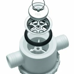 Dometic-Smev AC557 Siphon Dual Angled Caravan Waste Water Fitting