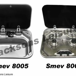Dometic-Smev 8005 Sink & Smev 8002 2 Burner Hob Combo