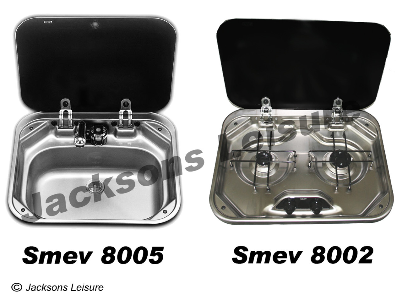 Dometic-Smev 8005 Sink & Smev 8002 2 Burner Hob Combo Dometic-Smev 8005 Sink & Smev 8002 2 Burner Hob Combo -victronenergy shop smev 8005 8002 54638.1533898659